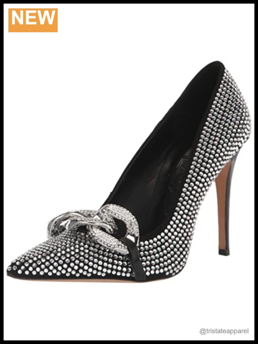Karl Lagerfeld Paris Calise Pump Slingback Lace-Up Flat Closed Toe